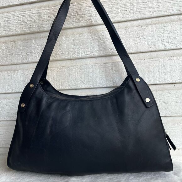 LOEWE Black Y2K Vintage Slouchy Tote Shoulder Bag Grunge - Picture 7 of 16